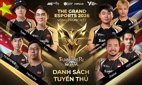 Dấu ấn giải đấu quốc tế Esports Grand Championship 2026 - Summoners War tại The Grand Esports