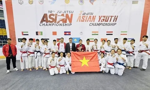 Đội tuyển Việt Nam xếp hạng 4 toàn đoàn tại Giải vô địch Ju-jitsu trẻ châu Á 2026