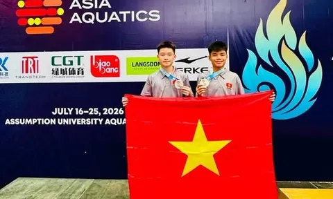 Việt Nam giành huy chương bạc Giải vô địch các môn Thể thao dưới nước các nhóm tuổi châu Á 2026