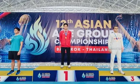 Giải vô địch Thể thao dưới nước các nhóm tuổi châu Á lần thứ 12: Tuyển bơi Việt Nam giành thêm 3 huy chương vàng