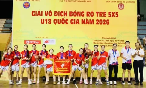 Giải Bóng rổ trẻ U18 quốc gia 2026: Nữ TP.HCM và nam Công an Nhân dân lên ngôi vô địch