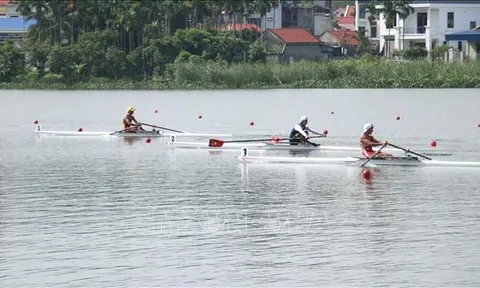 Gần 200 vận động viên tranh tài môn Giải Đua thuyền Rowing vô địch U19, U23 và Canoeing vô địch trẻ U21 và U23 quốc gia 2026