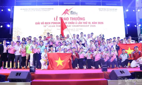 Giành 16 huy chương vàng, Pencak Silat Việt Nam bảo vệ thành công ngôi nhất toàn đoàn tại Giải vô địch châu Á 2026