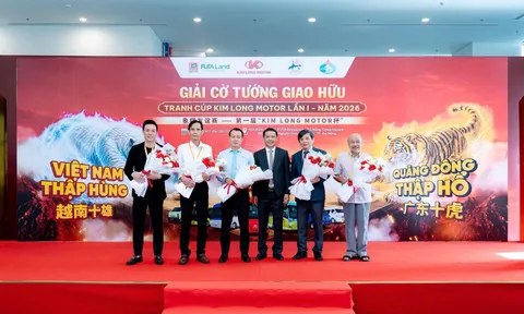Khai mạc Giải cờ Tướng giao hữu quốc tế Cúp Kim Long Motor lần thứ I