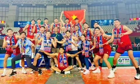 Chức vô địch Chặng 2 SEA V.Cup 2026 giúp Bóng chuyền nam Việt Nam lên hạng 58 thế giới