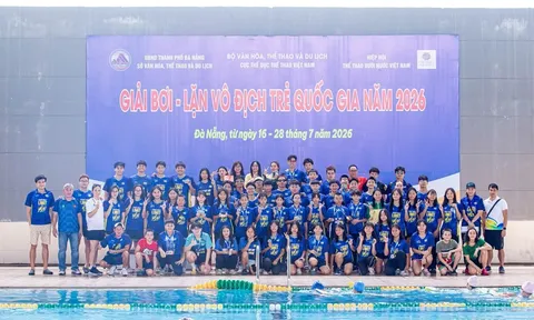 Giành 63 huy chương vàng, TP.HCM xếp thứ nhất toàn đoàn Giải vô địch Bơi trẻ quốc gia 2026