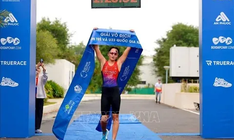Kết thúc Giải vô địch Triathlon trẻ và U23 quốc gia 2026