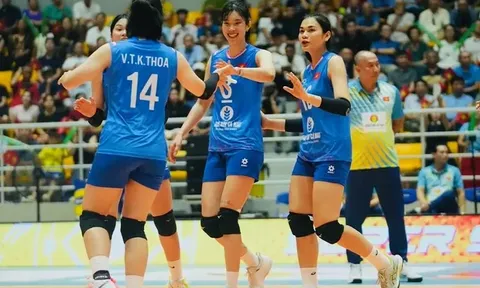 Chặng 1 SEA V.Cup 2026: Thắng Indonesia, đội tuyển bóng chuyền nữ Việt Nam dẫn đầu sau 2 lượt trận