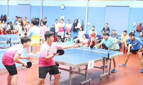 130 vận động viên tranh tài Giải Bóng bàn phường Đăk Cấm mở rộng năm 2026