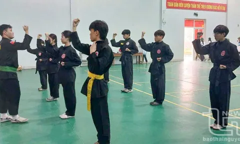 Thái Nguyên phát triển phong trào võ cổ truyền trong trường học
