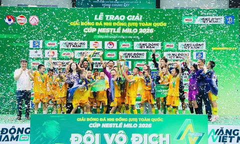U11 câu lạc bộ Hà Nội vô địch Giải Bóng đá Nhi đồng toàn quốc 2026