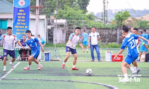 Thi đấu môn Bóng đá Đại hội Thể dục thể thao tỉnh Nghệ An lần thứ X