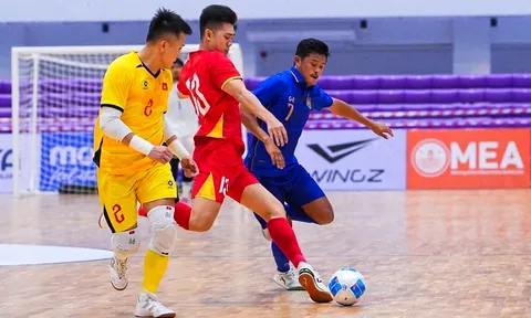 Đội tuyển futsal Việt Nam buộc Thái Lan chia điểm sau màn ngược dòng ngoạn mục