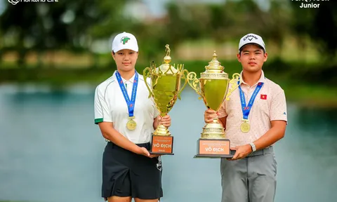 Nguyễn Trọng Hoàng và Park Ha Na đăng quang tại Giải vô địch Golf trẻ quốc gia 2026