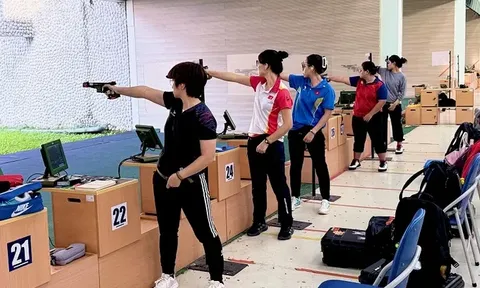 Trước thềm ASIAD 20: Tổ súng ngắn tập huấn tại Hàn Quốc