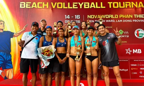 Việt Nam vô địch Giải Bóng chuyền bãi biển nữ quốc tế năm 2026