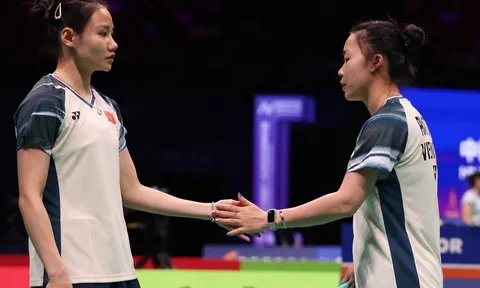 Giải vô địch Cầu lông thế giới 2026: Phạm Thị Khánh và Phạm Thị Diệu Ly giành chiến thắng trong trận ra quân nội dung đôi nữ