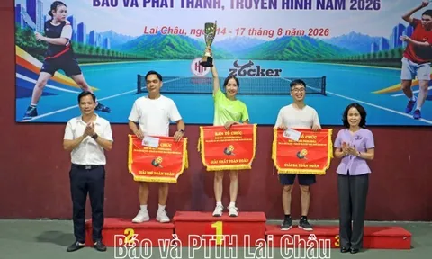 Bế mạc Giải vô địch Pickleball tỉnh Lai Châu lần thứ II 