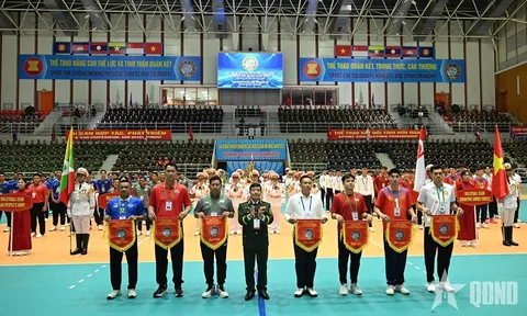 Khai mạc Giải Bóng chuyền Quân đội các nước ASEAN mở rộng năm 2026