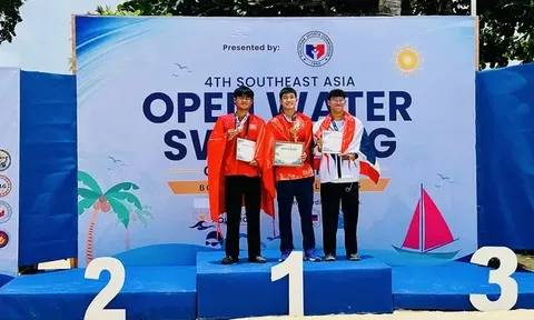 Giải vô địch Bơi mặt nước mở Đông Nam Á 2026: Việt Nam giành 3 huy chương vàng trong ngày thi đấu đầu tiên