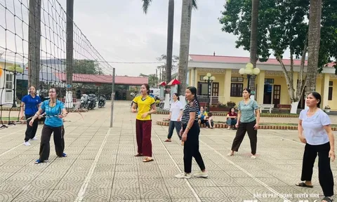 Xã Mậu Lâm nâng cao đời sống qua hoạt động văn hóa, thể thao