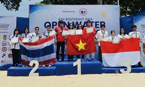Giải vô địch Bơi mặt nước mở Đông Nam Á 2026: Việt Nam giành thêm 2 huy chương vàng ở nội dung tiếp sức