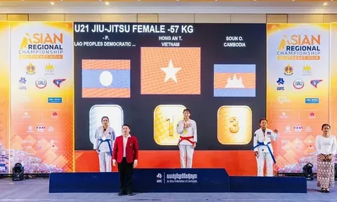 Giải vô địch Ju-jitsu Đông Nam Á 2026: Giành 21 huy chương vàng, Việt Nam tạm dẫn đầu Bảng xếp hạng