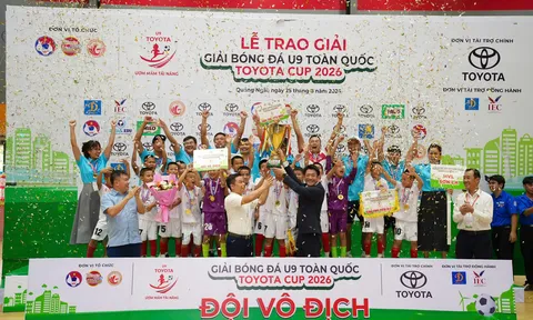 HVL Sơn La vô địch Giải Bóng đá U9 toàn quốc Toyota Cup 2026