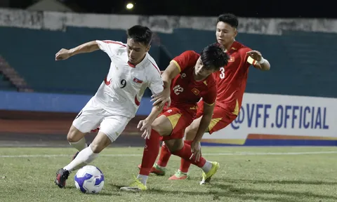 U20 Việt Nam thua đậm U20 CHDCND Triều Tiên ở trận ra quân vòng loại Giải Bóng đá vô địch U20 châu Á 2027