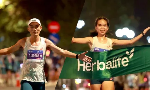 VnExpress Marathon Vũng Tàu Herbalife Cup 2026: Hoàng Nguyên Thanh và Hoàng Thị Ngọc Hoa vô địch cự ly 21km nam, nữ