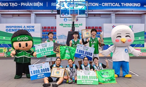 Đại học Kinh tế Quốc dân lập cú đúp vô địch Hội thao Bóng rổ Sinh viên Việt Nam 2026