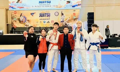 Giải Ju-jitsu Grand Prix châu Á 2026: Giành 9 huy chương vàng, đội tuyển Việt Nam xếp thứ nhì chung cuộc