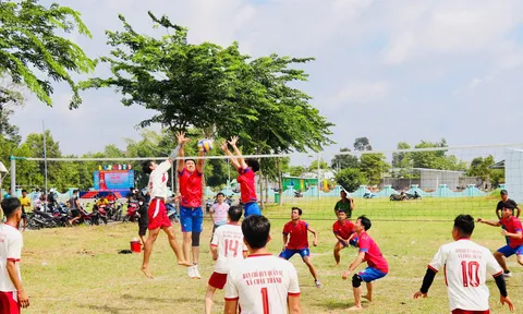 Xã Châu Thành đẩy mạnh các hoạt động thể dục, thể thao