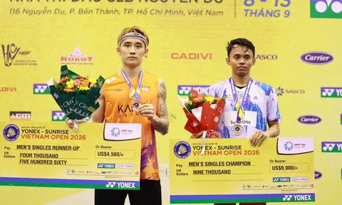 Sholeh Aidil bất ngờ vô địch Giải Cầu lông Vietnam Open 2026