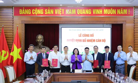 Bộ Văn hóa, Thể thao và Du lịch trao quyết định bổ nhiệm 4 Phó Hiệu trưởng các trường Đại học trực thuộc