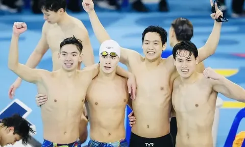 Môn Bơi ASIAD 20: Việt Nam xếp hạng tư nội dung tiếp sức 4x200m tự do nam