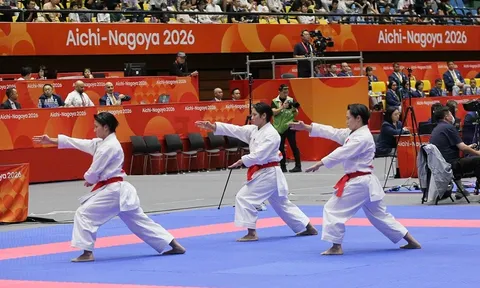 Môn Karate ASIAD 20: Việt Nam vào chung kết kata đồng đội nữ