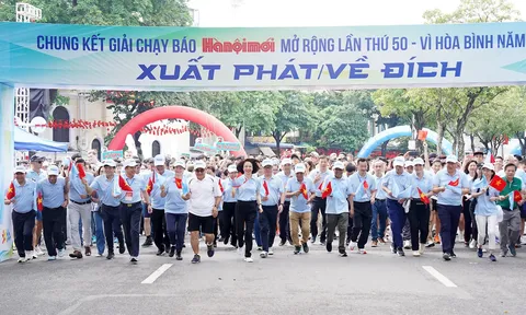 Gần 5.000 người tham dự Chung kết Giải chạy Báo Hànộimới mở rộng lần thứ 51 - Vì hòa bình năm 2026
