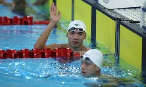 Môn Bơi: Huy Hoàng tạm dẫn đầu 800m tự do nhưng khó tranh huy chương ASIAD 20
