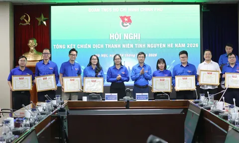 Đoàn Thanh niên Bộ Văn hóa, Thể thao và Du lịch nhận Bằng khen xuất sắc trong Chiến dịch Thanh niên tình nguyện Hè năm 2026