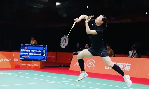 Môn Cầu lông ASIAD 20: Nguyễn Thùy Linh thắng áp đảo trận ra quân