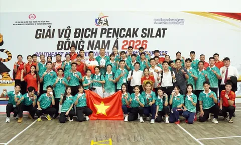 Giành 20 huy chương vàng, Pencak Silat Việt Nam nhất toàn đoàn Giải vô địch Đông Nam Á 2026