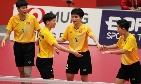 Môn Cầu mây ASIAD 20: Toàn thắng vòng bảng, Việt Nam vào bán kết nội dung 4 nữ