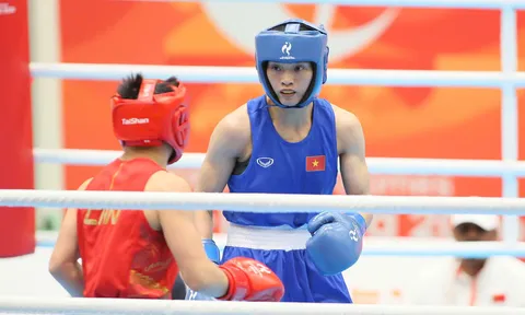 Môn Boxing ASIAD 20: Võ sĩ Nguyễn Thị Tâm giành huy chương bạc