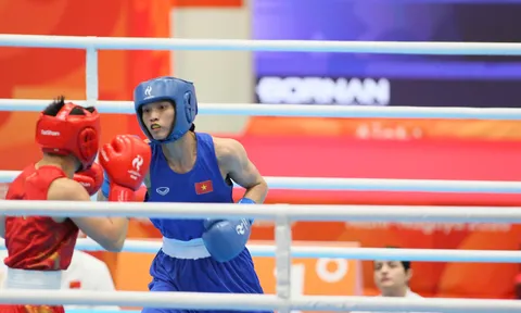 Môn Boxing ASIAD 20: Võ sĩ Nguyễn Thị Tâm giành huy chương bạc