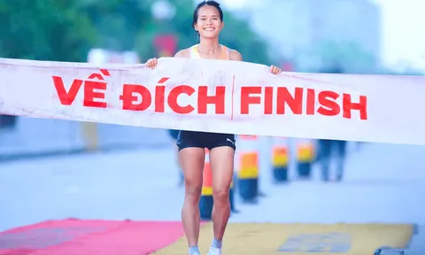 Huỳnh Anh Khôi và Phạm Hồng Lệ vô địch Giải Marathon Quốc tế Hà Nội Techcombank 2026