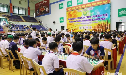 Giải vô địch cờ Vua, cờ Tướng các nhóm tuổi thành phố Đồng Nai mở rộng năm 2026