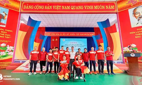 Trung tâm Huấn luyện Vận động viên Trẻ Quốc gia gặp mặt huấn luyện viên, vận động viên tham dự ASIAN Para Games 5