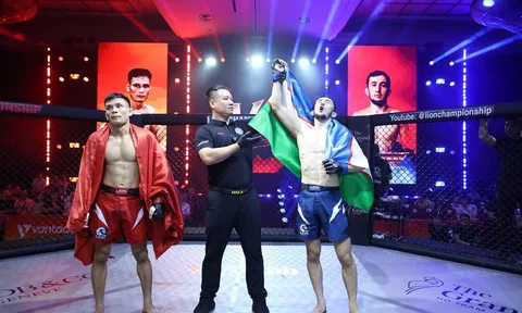 Lion Championship 36: Đánh bại Lê Văn Tuần, võ sĩ Uzbekistan giành Cúp đặc biệt