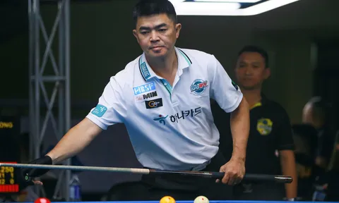 Giải Billiards Carom 3 băng PBA Tour: Đánh bại cao thủ Hàn Quốc, Nguyễn Quốc Nguyện giành vé vào bán kết